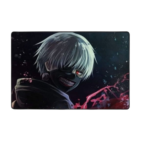 Tokyo Ghoul Ken Kaneki Rugs Washable Cover Floor Rug Carpets Bathroom Decorations For Kitchen Bedroom Indoor 36"X24"