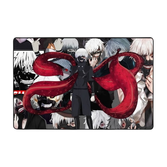 Tokyo Ghoul Ken Kaneki Rugs Washable Cover Floor Rug Carpets Bathroom Decorations For Kitchen Bedroom Indoor 72"X48"