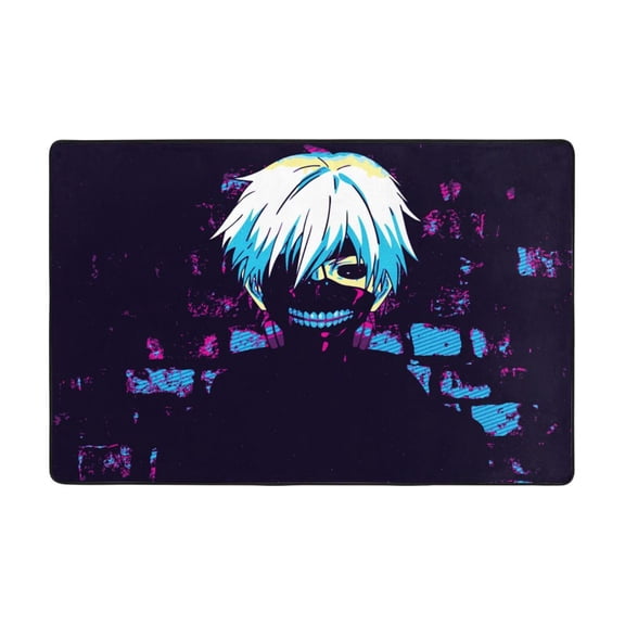 Tokyo Ghoul Ken Kaneki Rugs Washable Cover Floor Rug Carpets Bathroom Decorations For Kitchen Bedroom Indoor 72"X48"