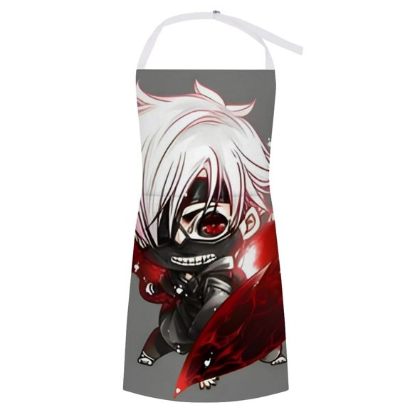 Tokyo Ghoul Pattern Apron Fashionable And Durable The Focus Of Gatherings The New Favorite In The Kitchen Showcasing Personal Taste