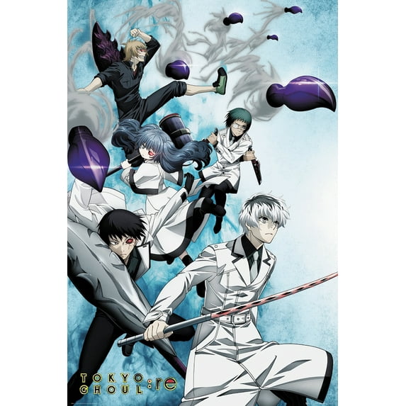 Tokyo Ghoul: Re - Manga Anime Poster / Print (Key Art 2 - Group) (Black Poster Hanger)