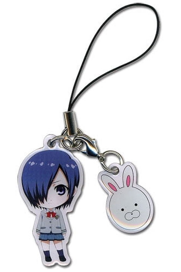 Cell Phone Charm - Tokyo Ghoul - New Touka & Mask Anime Licensed ge17335