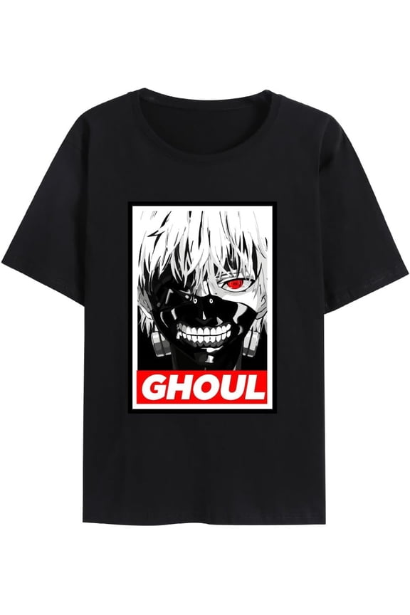 Tokyo Ghoul Trendy T-Shirt Loose Casual Short-Sleeved Summer Bottoming top