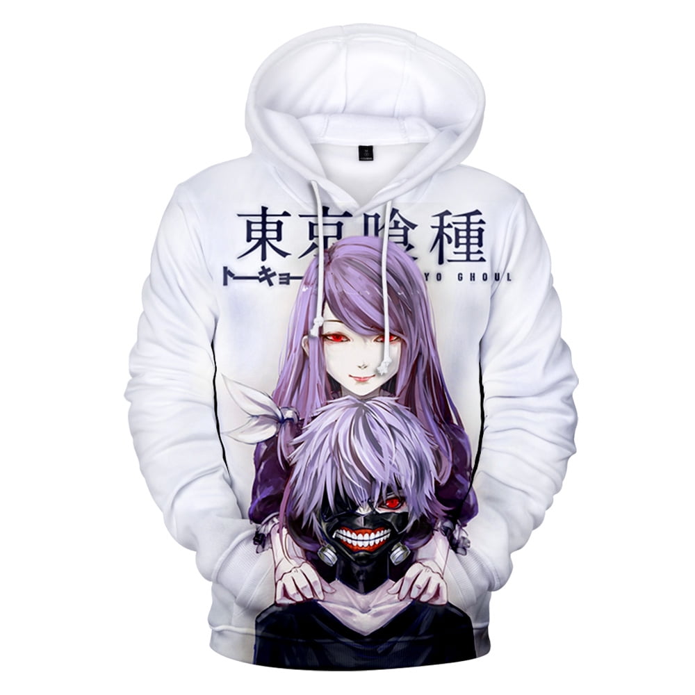 トップス au$kouSOL GuruGuru Hoodie Tokyo Ghouls Hoodies Women Men Hooded children Sweatshirt