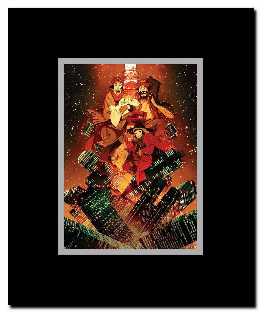 Tokyo Godfathers Framed Movie Poster