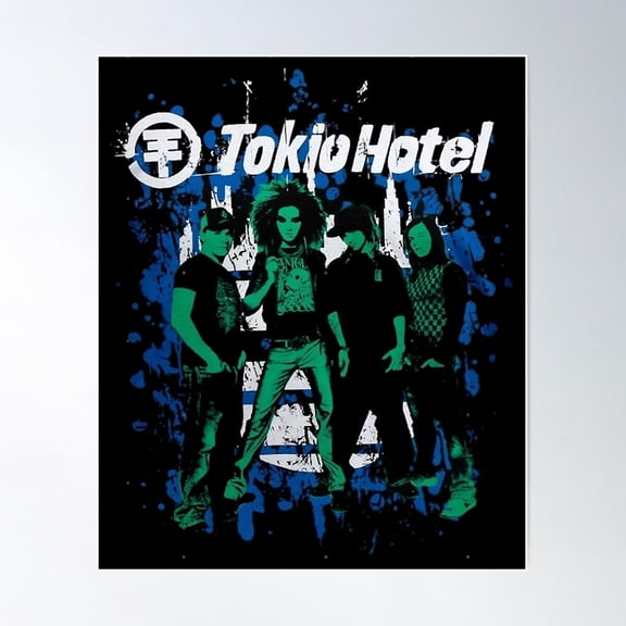 Tokyo Hotel Bill Kaulitz Rock Band Poster Wall Art, UNFRAMED PAPER POSTER, Home Decor, Vintage Gift, Living Room Dercor