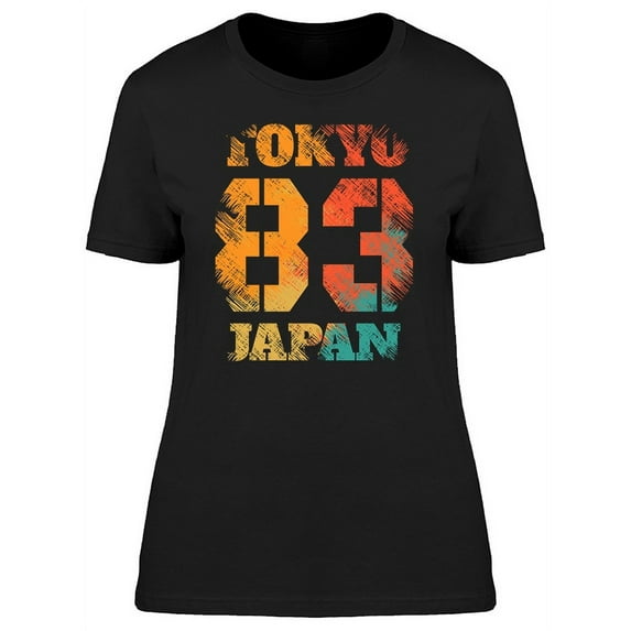 Tokyo Japan 83 Graphic T-Shirt Women -Image by Shutterstock, Female Large