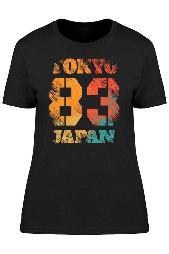 Tokyo Japan 83 Graphic T-Shirt Women -Image by Shutterstock, Female XX-Large