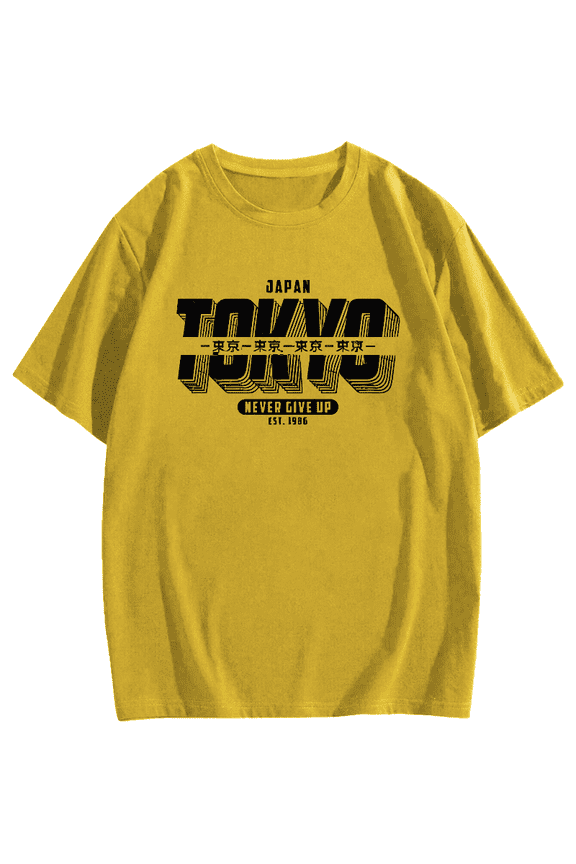 Tokyo Japan Cotton casual T-shirt