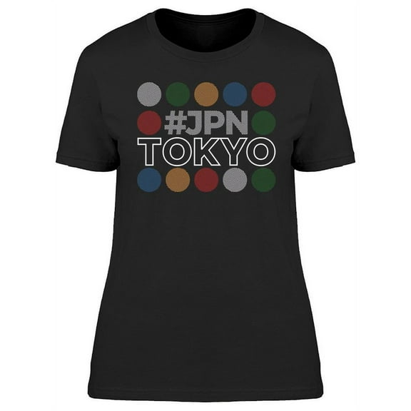 Tokyo Japan Hashtag T-Shirt Women -Image by Shutterstock, Female x-Large
