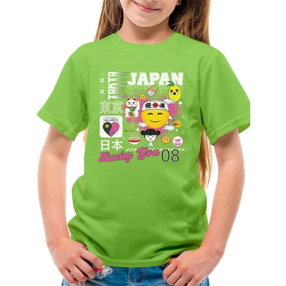 Tokyo Japan Vibrant Icons Cultural Fusion Graphic T-shirt
