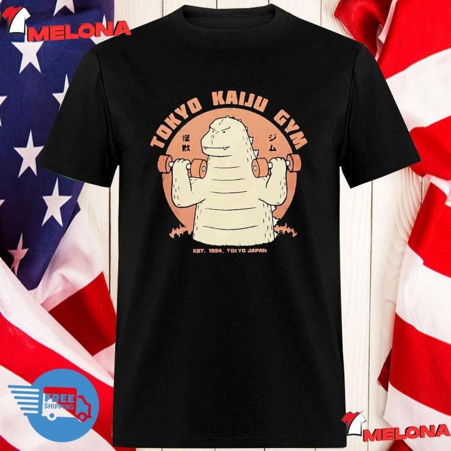 Tokyo Kaiju Gym Est 1954 Tokyo Japan T-shirt - Walmart.com