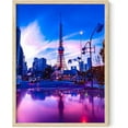 thumbnail image 1 of Tokyo Neon Wall Art Posters By Haus and Hues | Dorm Room Decor, Dorm Decorations, College Room Decor, Cool Posters for Teens, Dope Posters, Picture Sets Wall Neon Tokyo Art Print Framed Beige - 12x16, 1 of 6