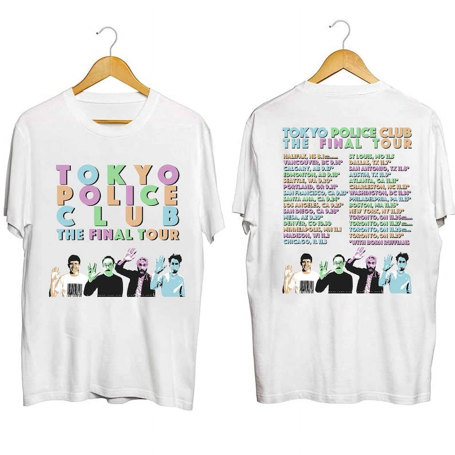 Tokyo Police Club Final Tour 2024 Shirt , Tokyo Police Club Band Fan