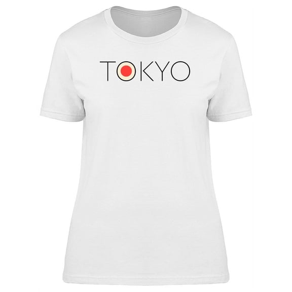 Tokyo Quote And Doodle T-Shirt Women -Image by Shutterstock, Female Small