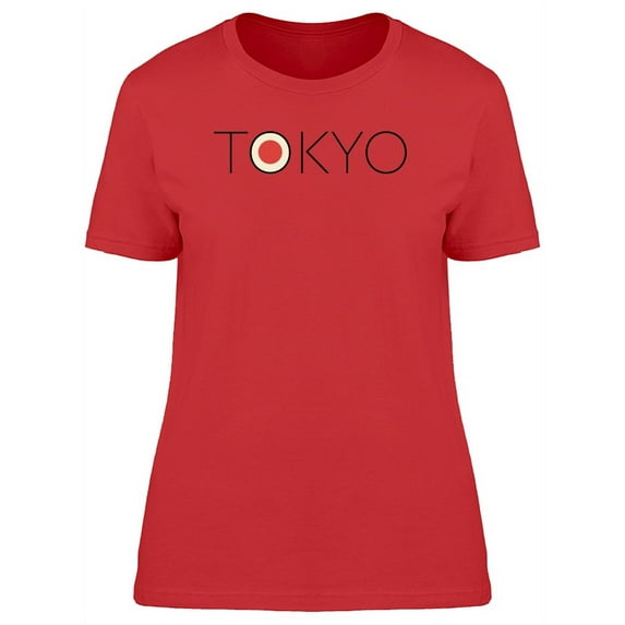 Tokyo Quote And Doodle T-Shirt Women -Image by Shutterstock, Female x-Large