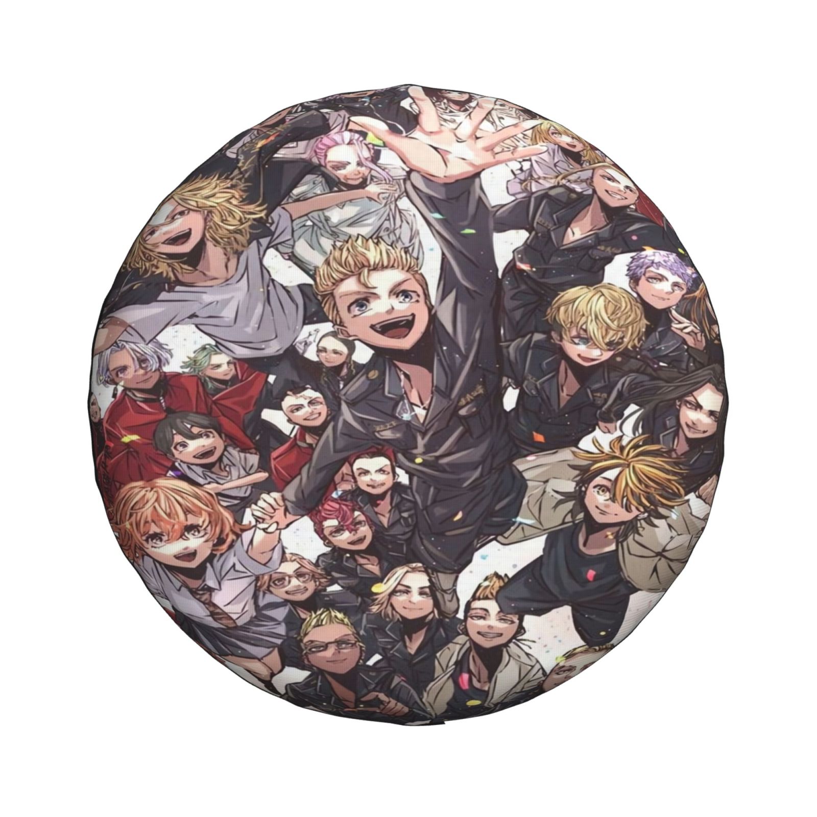 Custom Anime Rims Tokyo Revengers Anime Spare tire cover wheels protect General Purpose ...