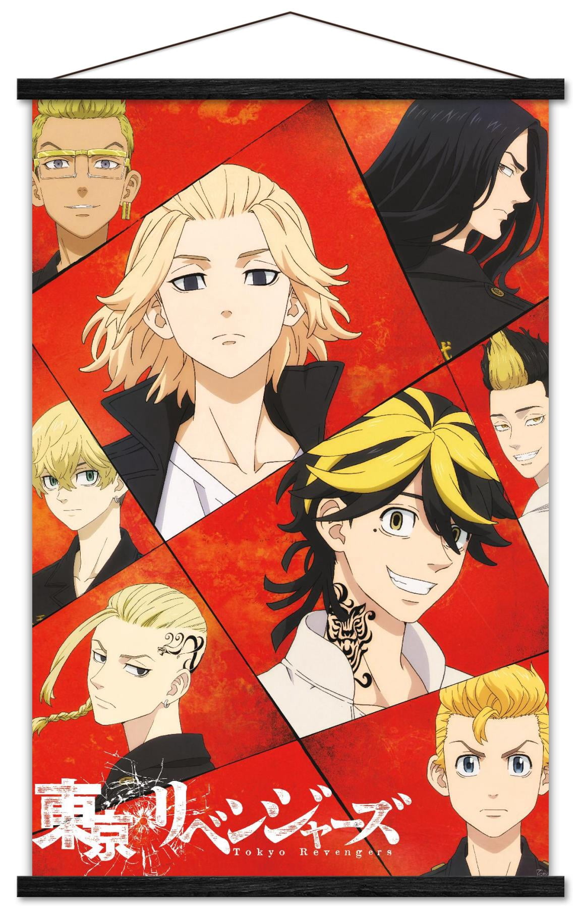 Tokyo Revengers – Key Visual Wall Poster with Magnetic Frame, 22.375" x 34"