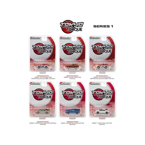 1973 Datsun Baja Z #300 Brock Racing Enterprises (BRE) Peter Brock Tokyo Torque Series 1 1/64 Diecast Model Car by Greenlight