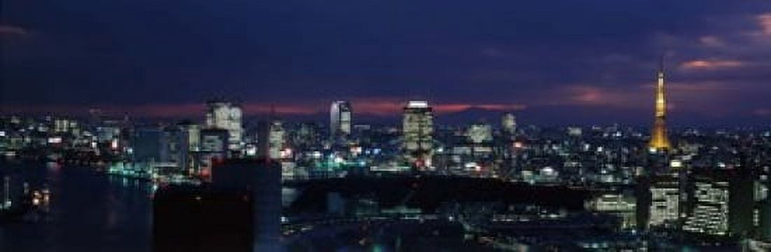 Tokyo Tower Tokyo Japan Canvas Art - Panoramic Images (18 x 6)