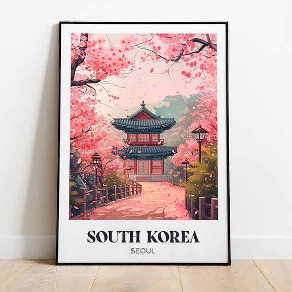 Tokyo Travel Poster, Japan Wall Art Print, Street Illustration, Tokyo Home Decor- Wall Art Print, 8x12 UNFRAMED