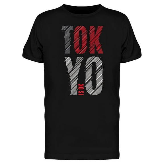 Tokyo Typography Graphic T-Shirt Men -Image by Shutterstock, Male 3X-Large