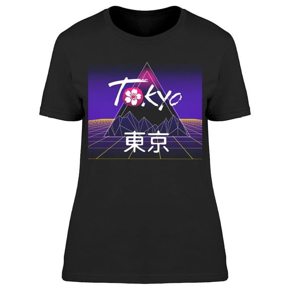 Tokyo Vaporwave Style  T-Shirt Women -Image by Shutterstock, Female Medium