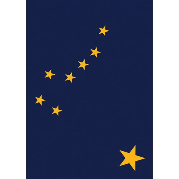 Toland Home Garden Alaska State Flag Garden Flag