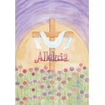 thumbnail image 1 of Toland Home Garden Alleluia Religious Easter Garden Flag Double Sided 12x18 Inch, 1 of 5
