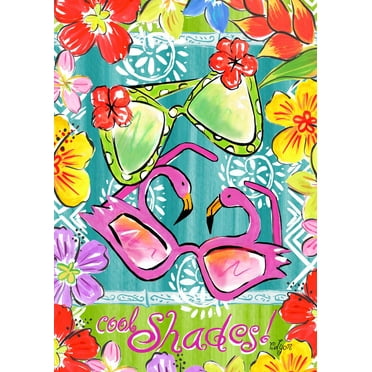 Toland Home Garden Surf Central Beach summer Flag Double Sided 28x40 ...