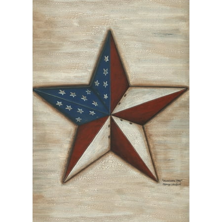 Toland Home Garden American Star Military Patriotic Flag Double Sided 28x40 Inch