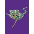 thumbnail image 1 of Toland Home Garden Animal Spirits- Heron In Flight Birds Bird Flag Double Sided 12x18 Inch, 1 of 5