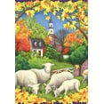 thumbnail image 1 of Toland Home Garden Autumn Flock Farm Fall Flag Double Sided 12x18 Inch, 1 of 5