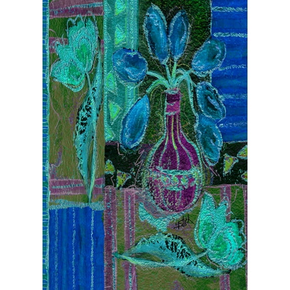 Toland Home Garden Blue Dream House Flag