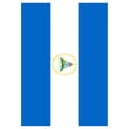 thumbnail image 1 of Toland Home Garden Blue and White Nicaragua Outdoor Garden Flag 18" x 12.5", 1 of 2