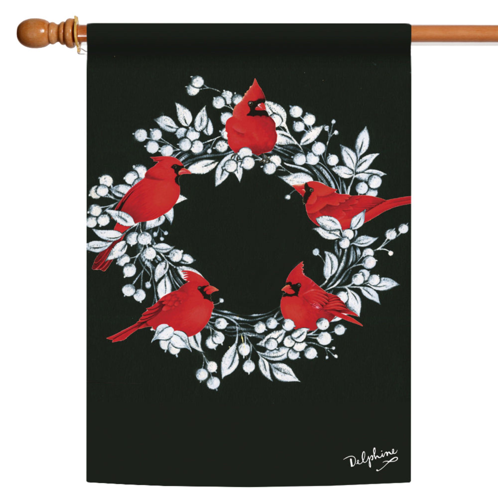 Morigins Winter-Hausflagge „Welcome-Schneemann“ – Doppelseitig, 28x40 Zoll, Blau (für Garten & Terrasse)