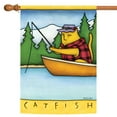 thumbnail image 1 of Toland Home Garden Catfish Fishing Cat Flag Double Sided 28x40 Inch, 1 of 5