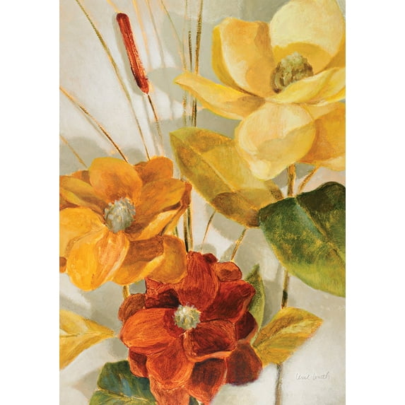 Toland Home Garden Cattail And Pond Flower Flowers Flower Flag Double Sided 12x18 Inch