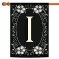 thumbnail image 1 of Toland Home Garden Classic Monogram Letter I Outdoor House Flag 40" x 28", 1 of 5