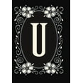 thumbnail image 1 of Toland Home Garden Classic Monogram-U Personalized Flower Flag Double Sided 12x18 Inch, 1 of 5