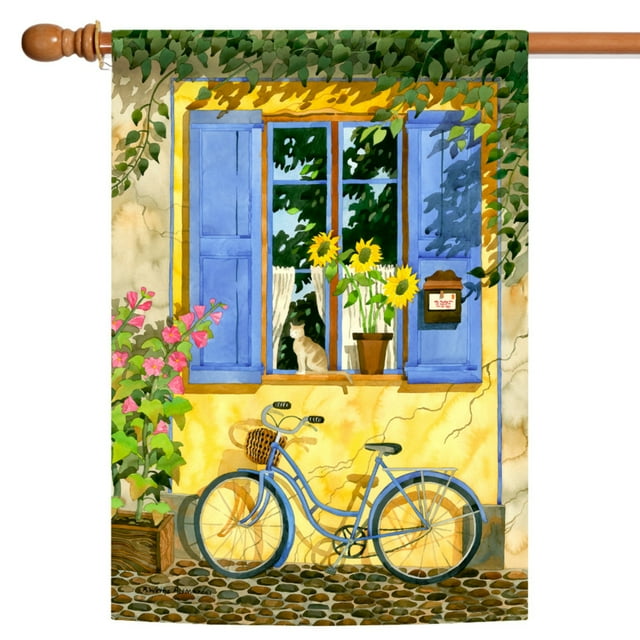 Toland Home Garden Cobblestone Cruiser Garden summer Flag Double Sided ...