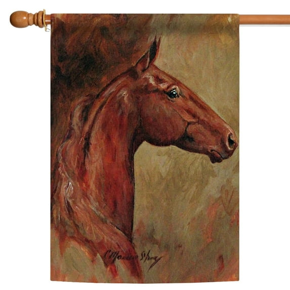 Toland Home Garden Colt Horse Fall Flag Double Sided 28x40 Inch
