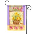 thumbnail image 1 of Toland Home Garden Daffodil Basket Flowers Flower Flag Double Sided 12x18 Inch, 1 of 5
