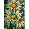 thumbnail image 1 of Toland Home Garden Dancing Daisies Flowers Flower Flag Double Sided 12x18 Inch, 1 of 5