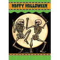 thumbnail image 1 of Toland Home Garden Dancing Skeletons Spooky Halloween Flag Double Sided 28x40 Inch, 1 of 5