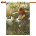 thumbnail image 1 of Toland Home Garden Early Light Bird Flag Double Sided 28x40 Inch, 1 of 5