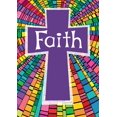 thumbnail image 1 of Toland Home Garden Faith Cross, Cross Christian Flag Double Sided 12x18 Inch, 1 of 5