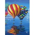 thumbnail image 1 of Toland Home Garden Flight of the Balloons Lake summer Flag Double Sided 28x40 Inch, 1 of 5