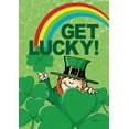 thumbnail image 1 of Toland Home Garden Get Lucky! St Pats St Patricks Day Flag Double Sided 12x18 Inch, 1 of 5