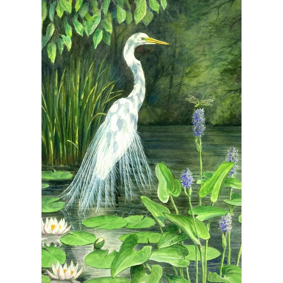 Toland Home Garden Gone Fishin' House Flag